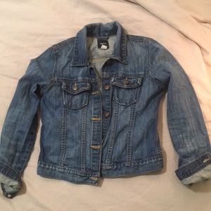 GAP Kids XXL (Womens XS) Crop Cotton Jean Jacket